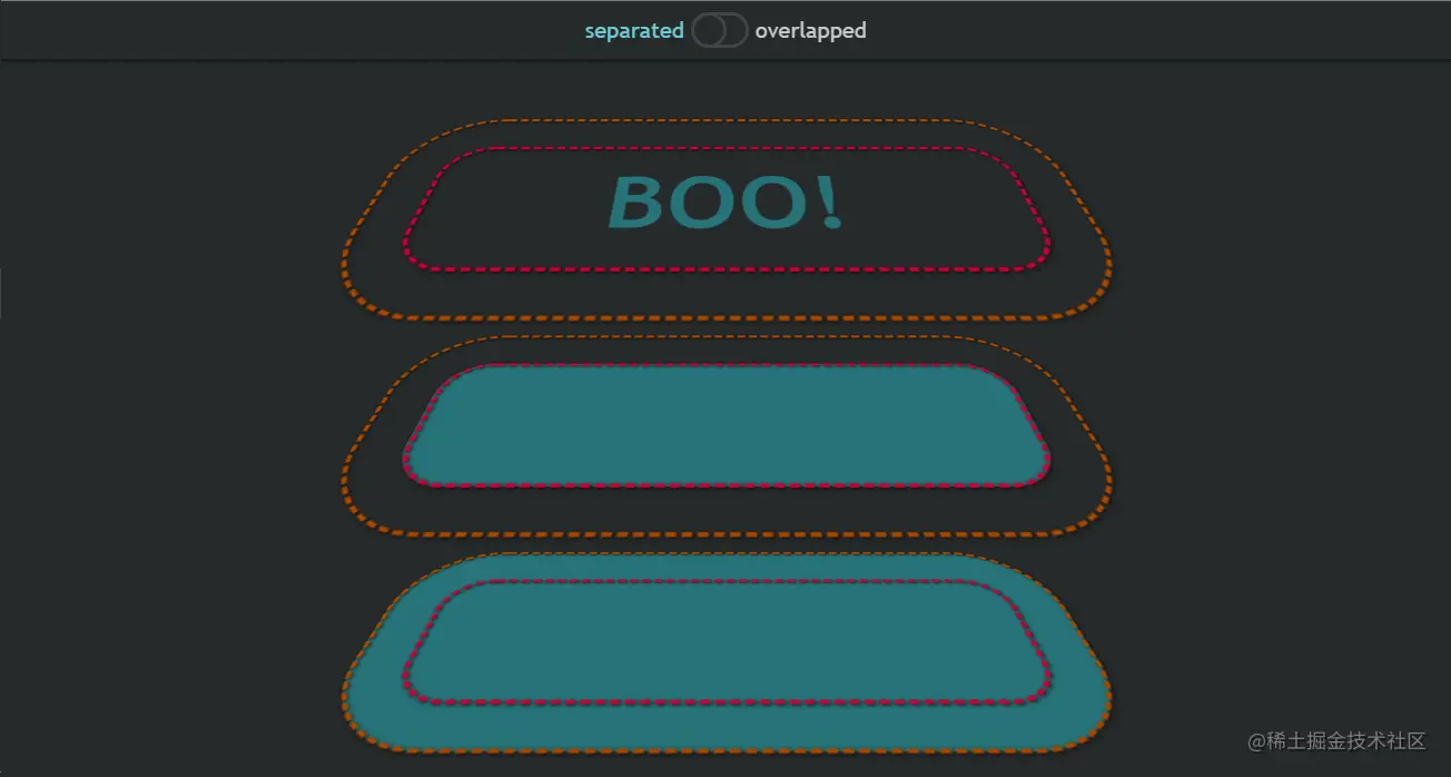 Codepen screenshot (seperated)
