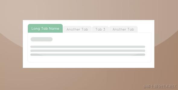 做一个多标签Tabs好难