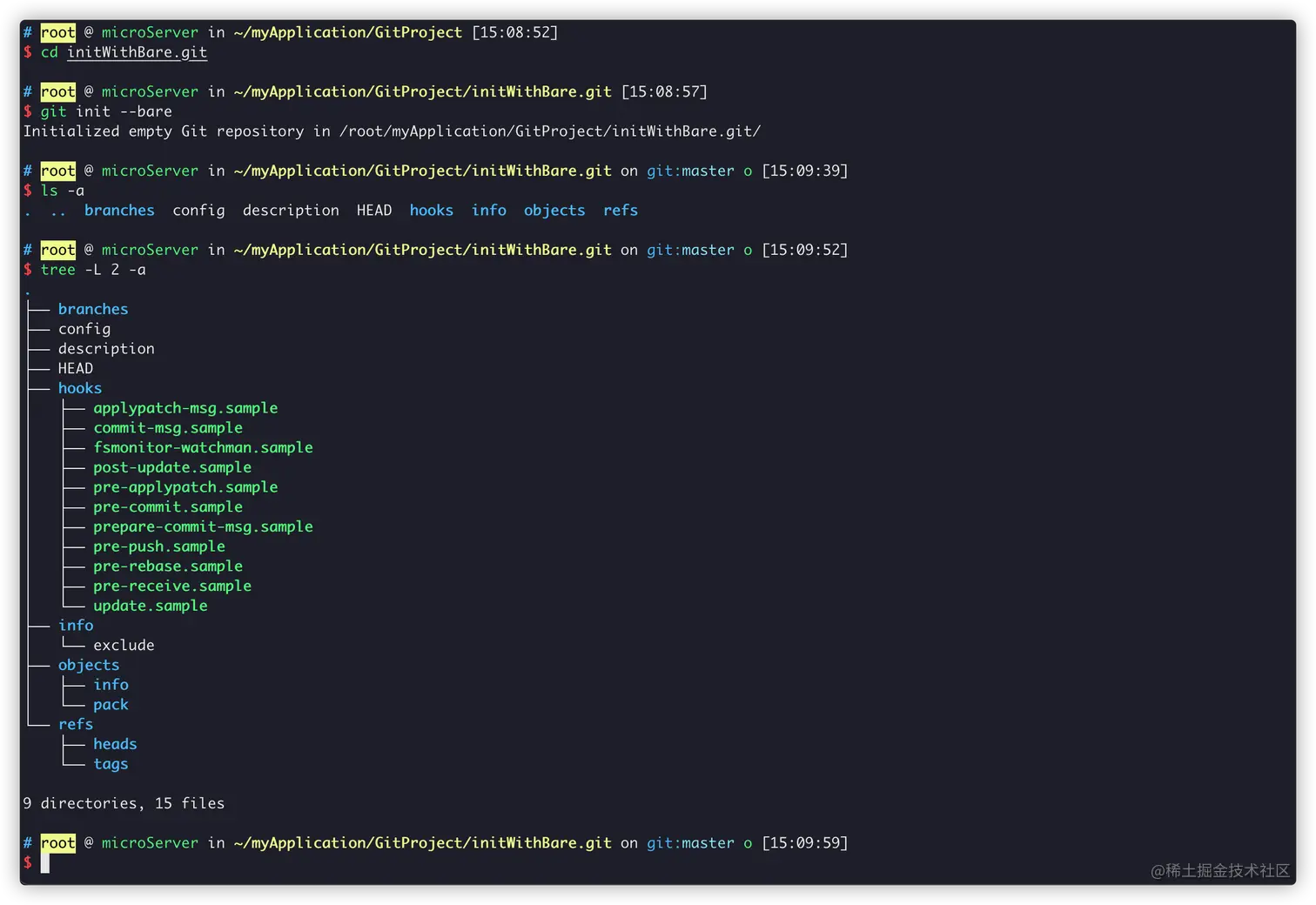 --bare初始化的仓库