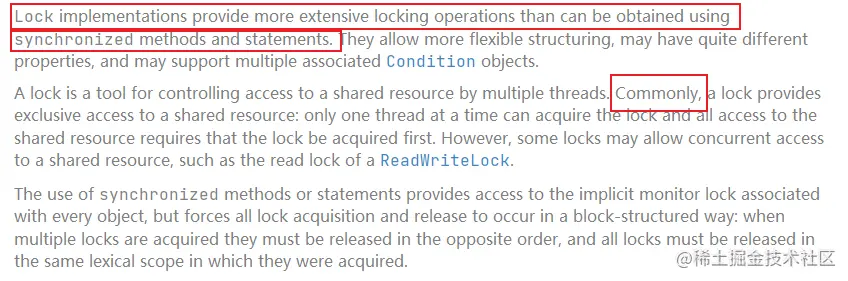 Java并发包之Lock接口何谓Lock