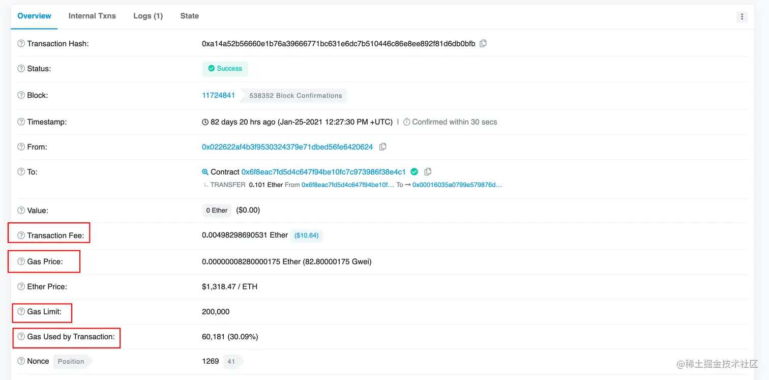 Eth 里面gas price ，gas limit ，手续费之间的关系Eth 里面gas price ，gas l - 掘金