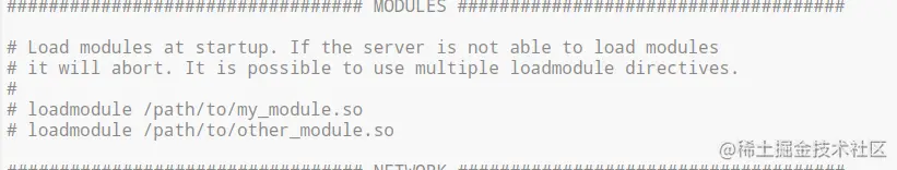 SIP5JZY9.png](https://p6-juejin.byteimg.com/tos-cn-i-k3u1fbpfcp/c512423e9c65431d872dcb54942391b2~tplv-k3u1fbpfcp-watermark.image)
导入
![EZA5``RF}E0O.png](https://p3-juejin.byteimg.com/tos-cn-i-k3u1fbpfcp/72b7f2cff0004d2ba5ef1755e75a2a19~tplv-k3u1fbpfcp-watermark.image)
model
通过这里的 loadmodule 配置将引入自定义模块来新增一些功能。
![B[T]APE_PJ_QC_X3WDT@8Y.png
