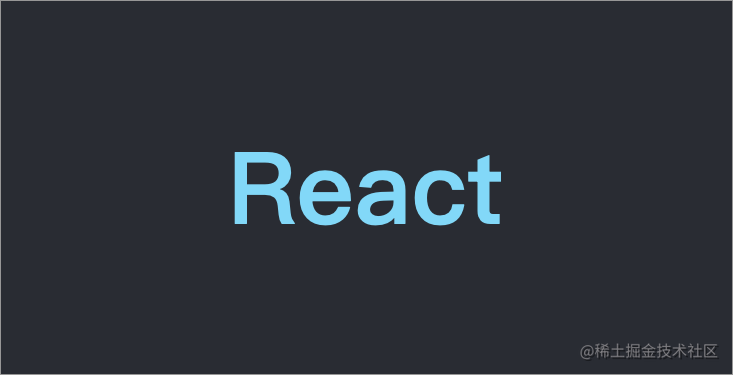 React