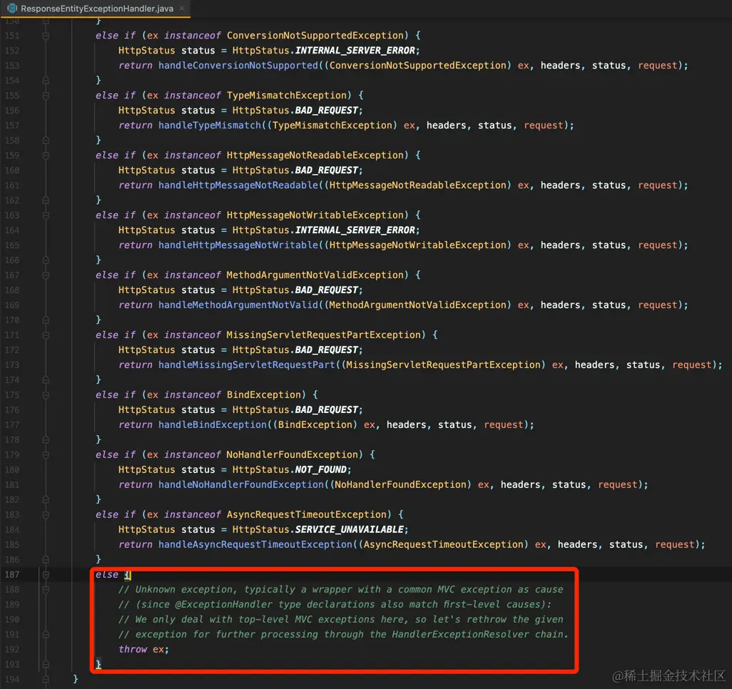 ResponseEntityExceptionHandler处理未知异常代码块.png