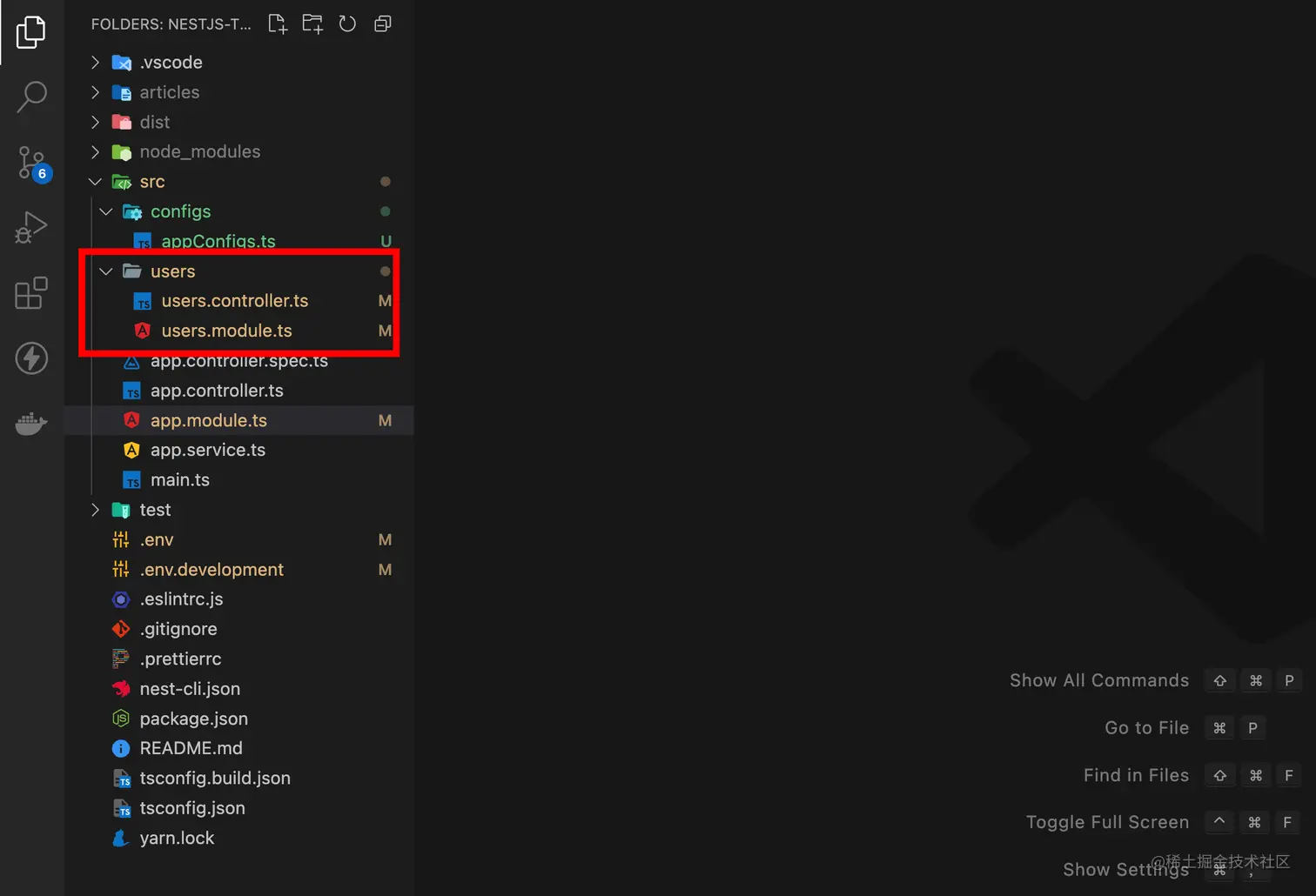 （三）NestJS 使用自定义配置文件项目不大或者配置不是很多用环境变量的方式进行配置就够用了。但如果环境变量很多，需要 掘金