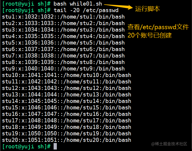 Shell编程之循环语句while Until 掘金