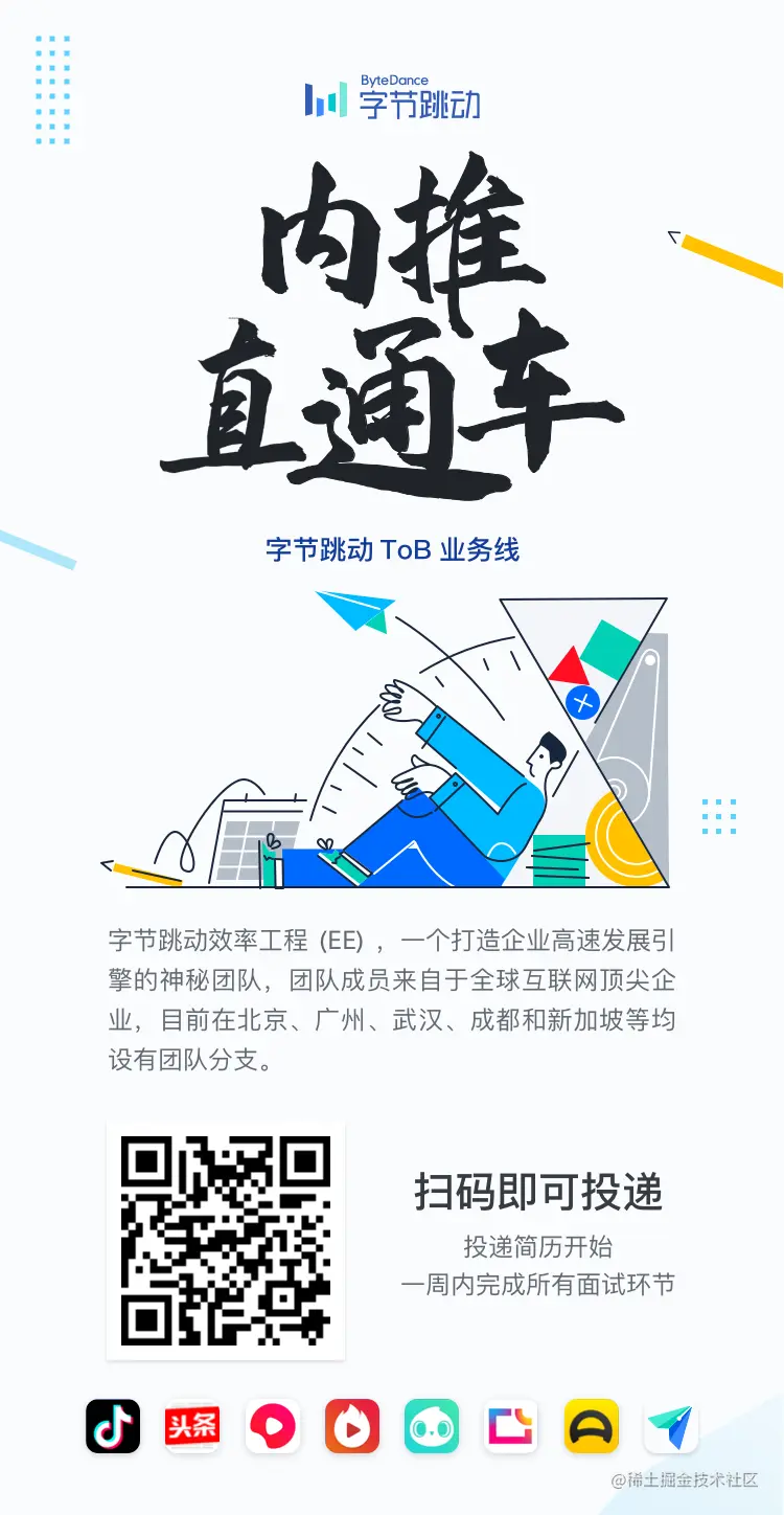 扫码投递简历即可