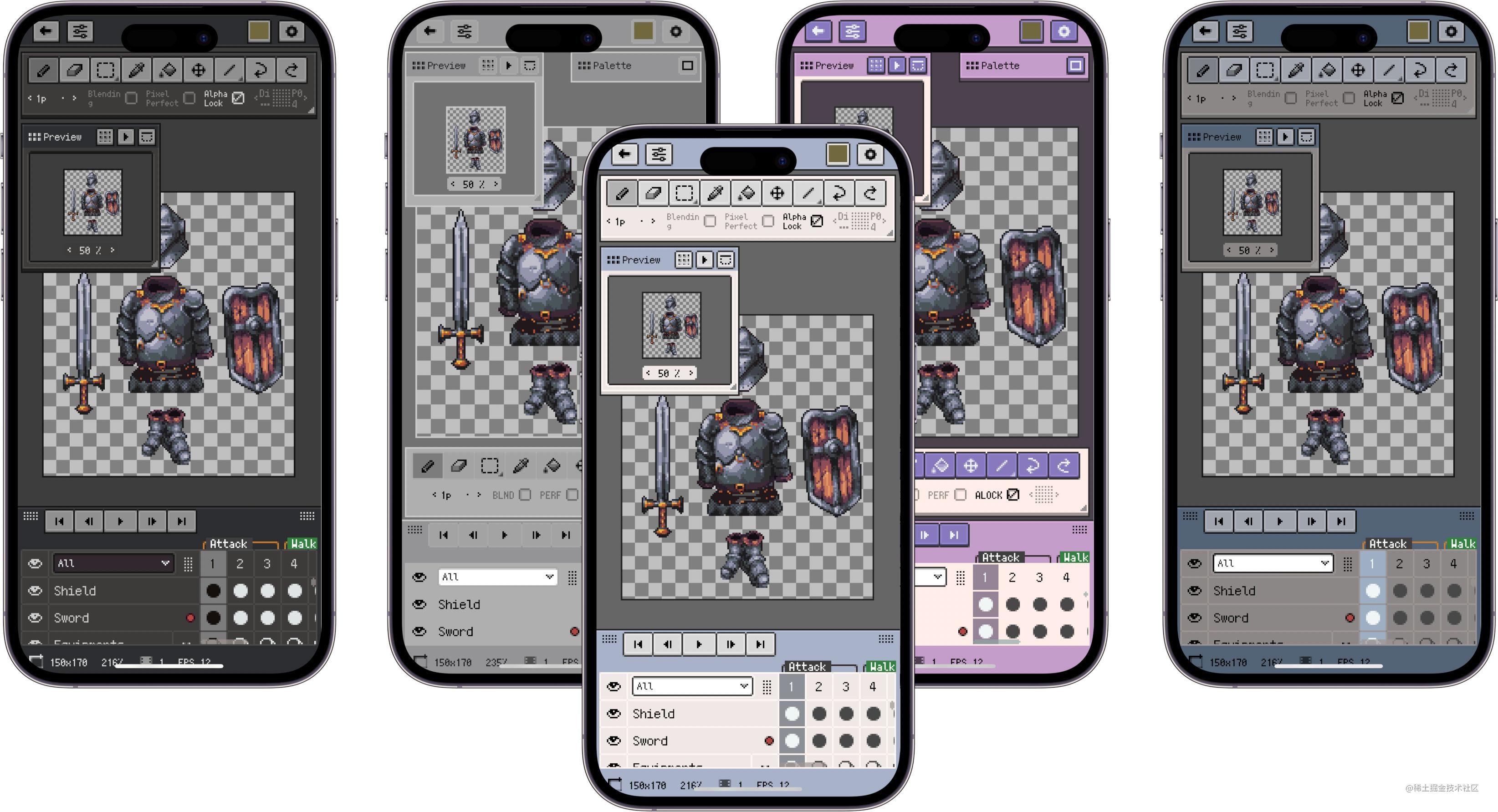 iPad和iPhone像素画软件Resprite教程