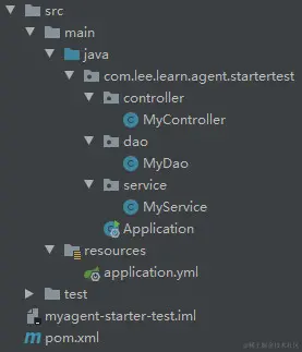 测试工程目录结构图