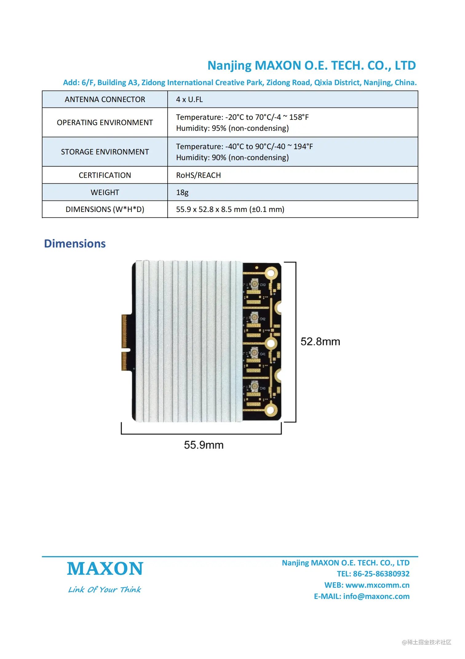 Maxon QCN9024 Embedded 802.11ax M.2 PCIE3.0 Industrial Wireless Module WiFi6 & WiFi 6e MX6924 F5_01(1).png