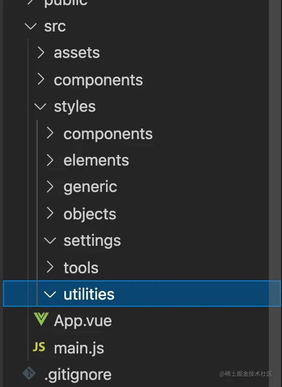 项目的目录结构