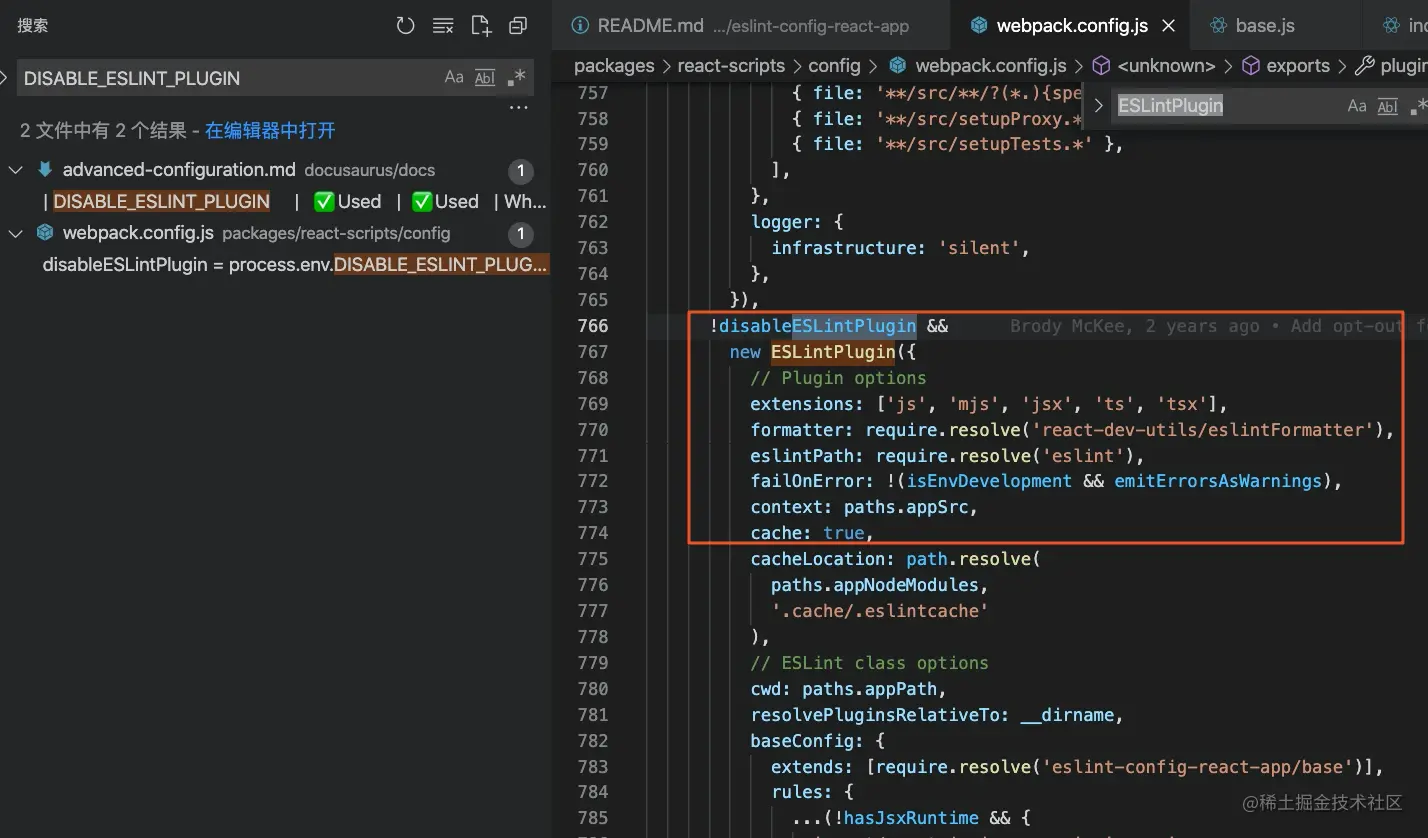 Create react app npm start eslint cra react 