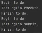 CGLIB动态代理执行结果