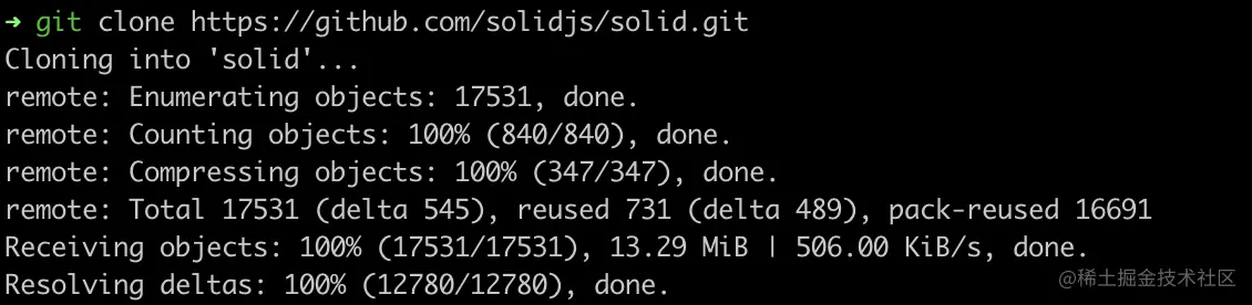 git clone https url