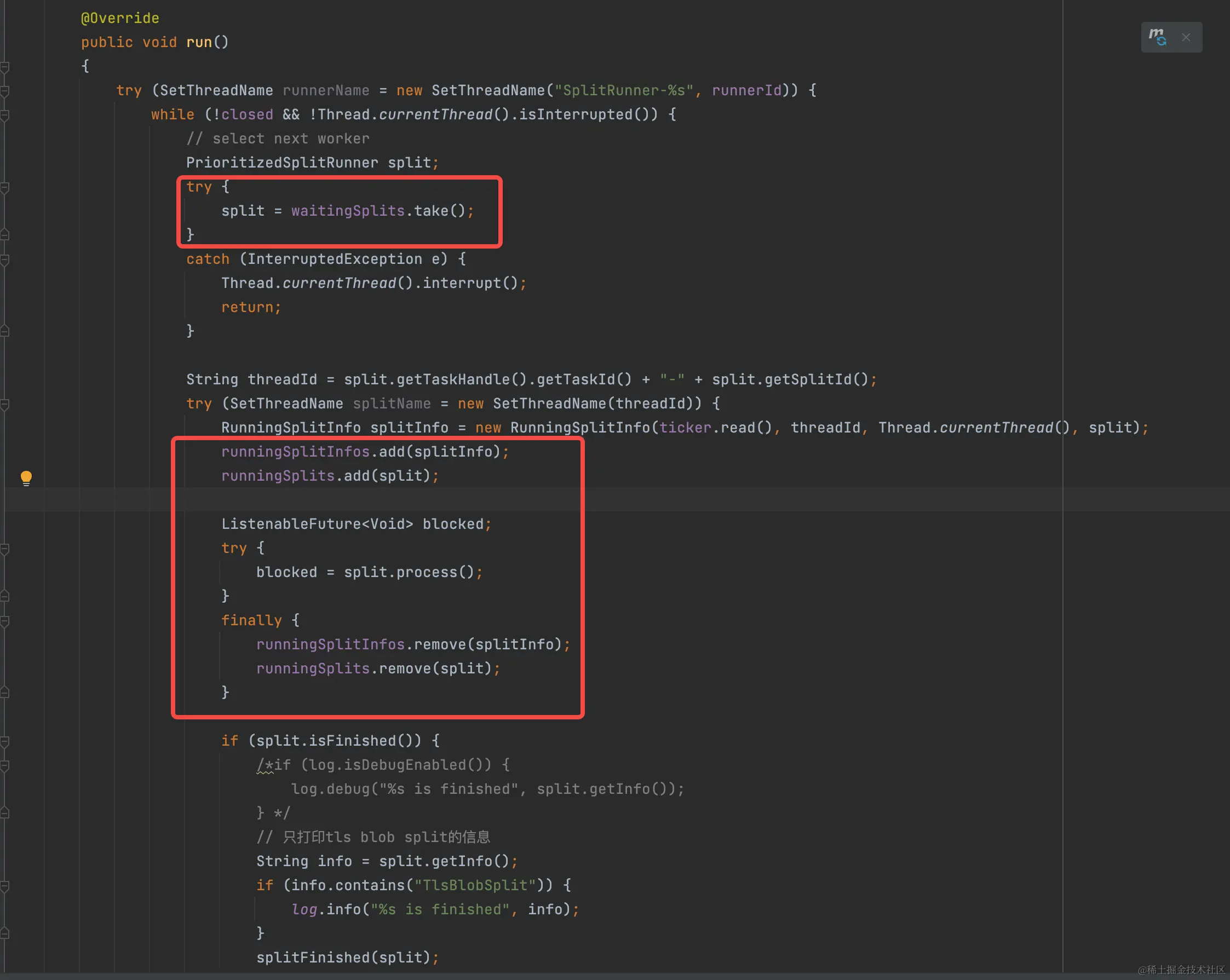 Trino中Task源码解析我们知道，在Trino中一个Query会拆分成多个Stage,一个Stage又会拆分成多个T 掘金