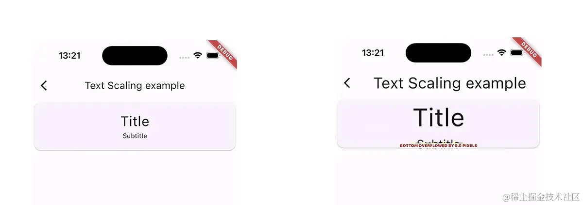 100% 文本比例与 160% 文本比例