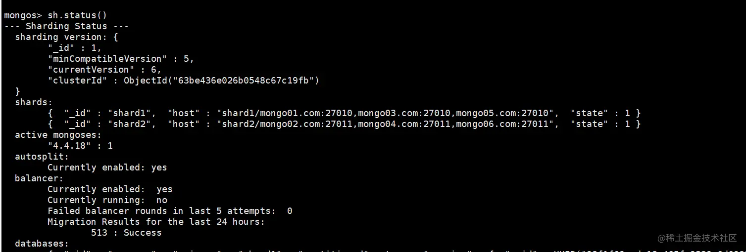 MongoDB 分片集群架构中的分片策略一、分片集群架构 11、分片简介 分片（shard）是指在将数据进行水平切分之 掘金