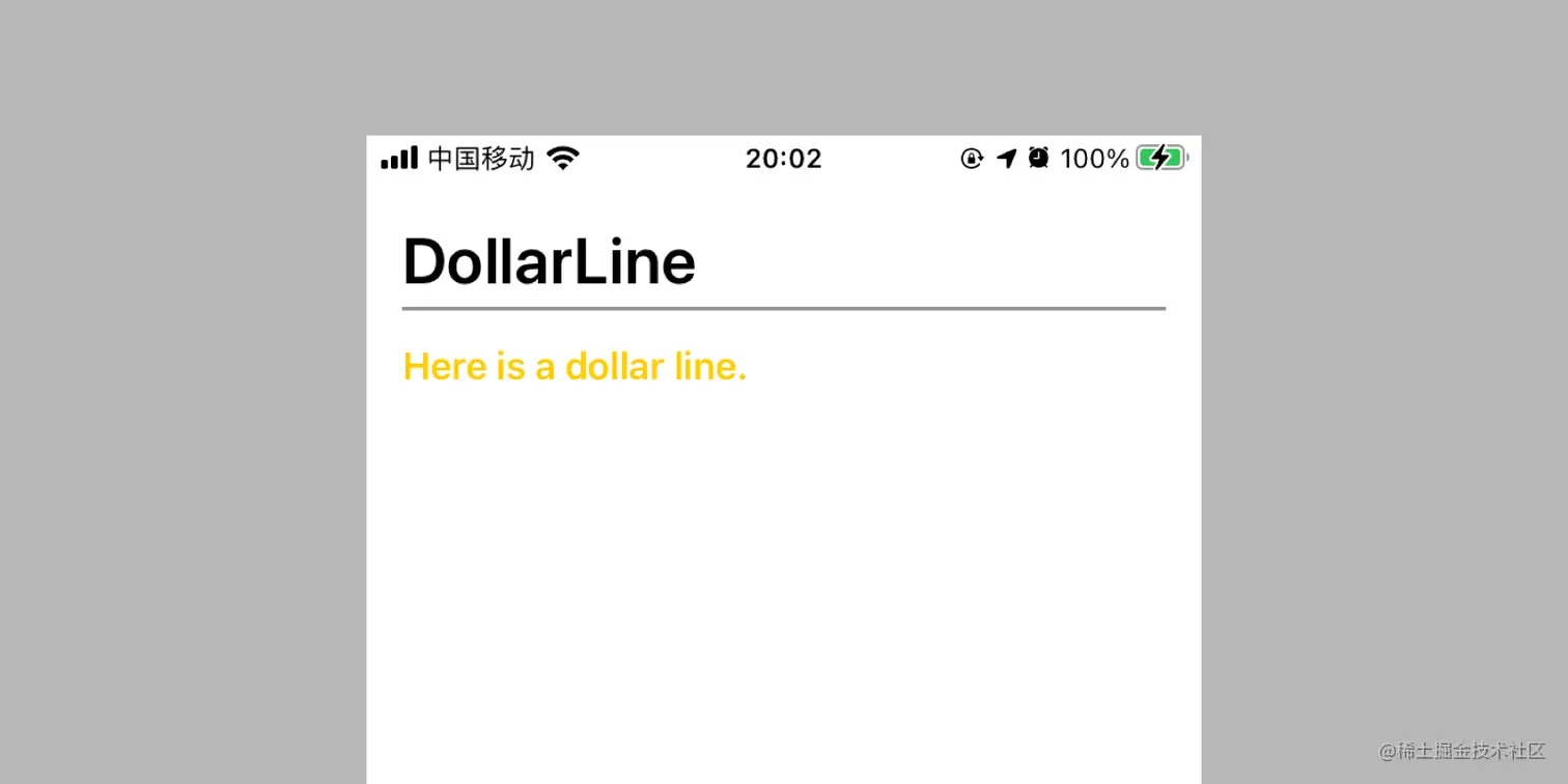 Dollar line