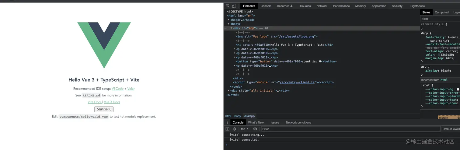 教你使用 koa2 + vite + ts + vue3 + pinia 构建前端 SSR 企业级项目大家好，我是易师傅 - 掘金