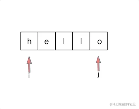 双指针交换过程