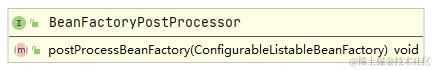 BeanFactoryPostProcessor类图