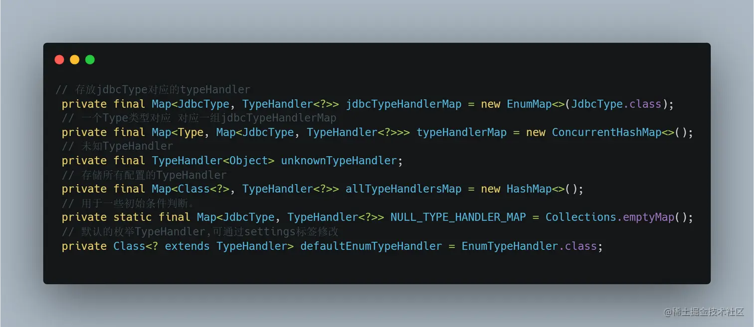 TypeHandlerRegistry.property