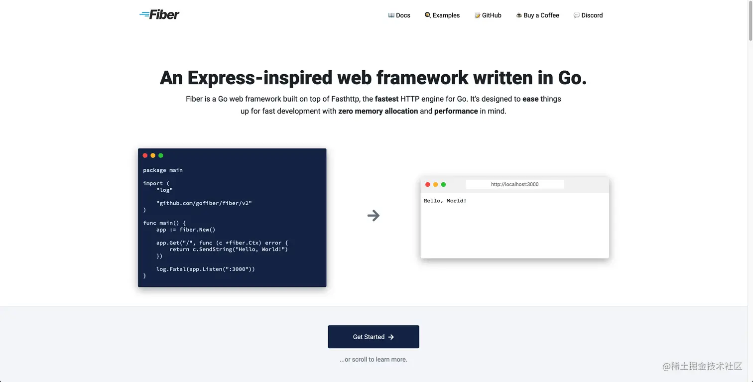  fiber fasthttp web framework fiber n 