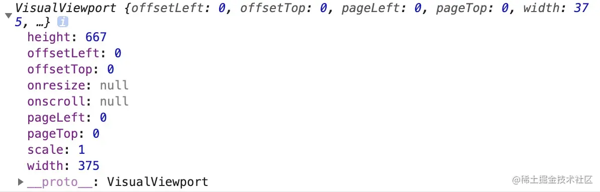 VisualViewport属性