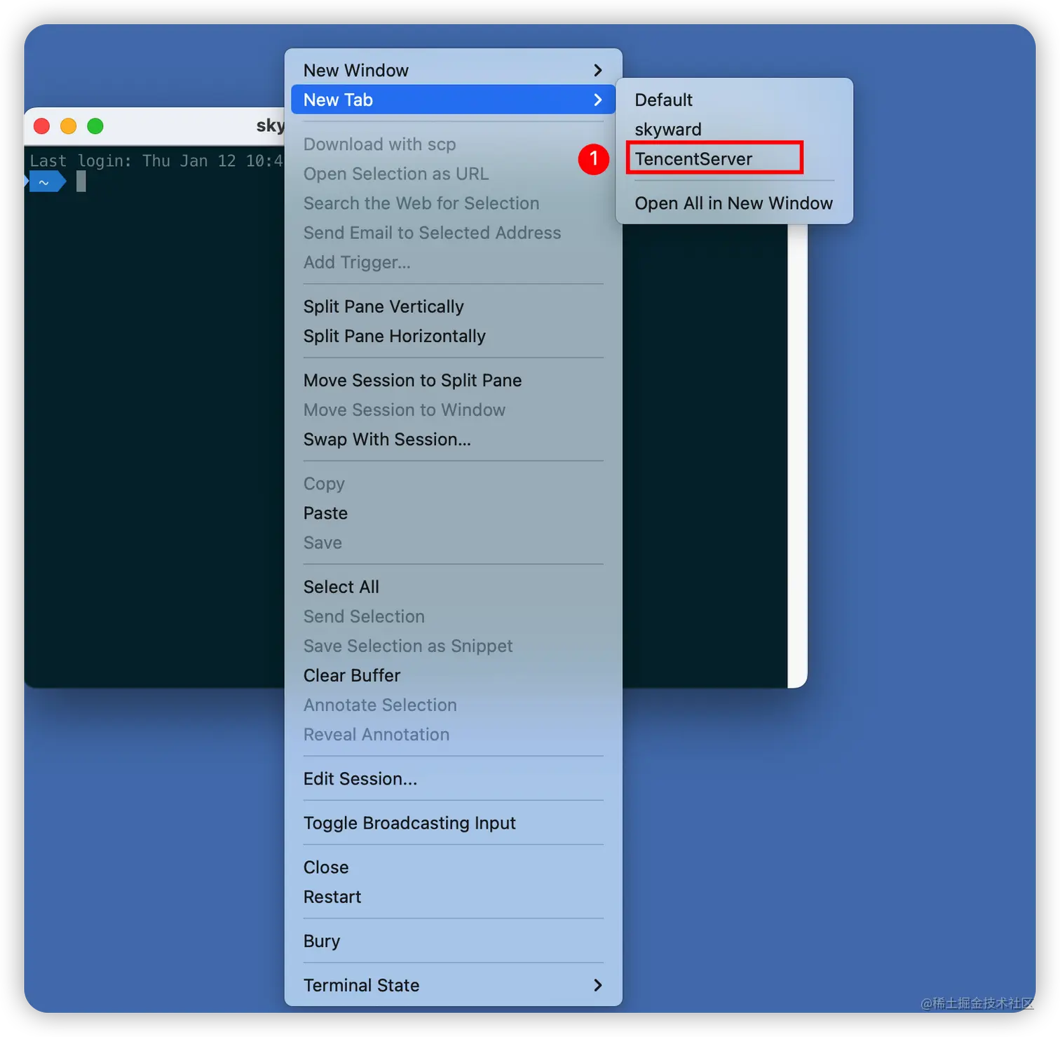 使用iTerm2登录云服务器