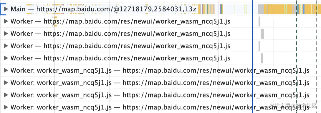 百度地图 Web Worker
