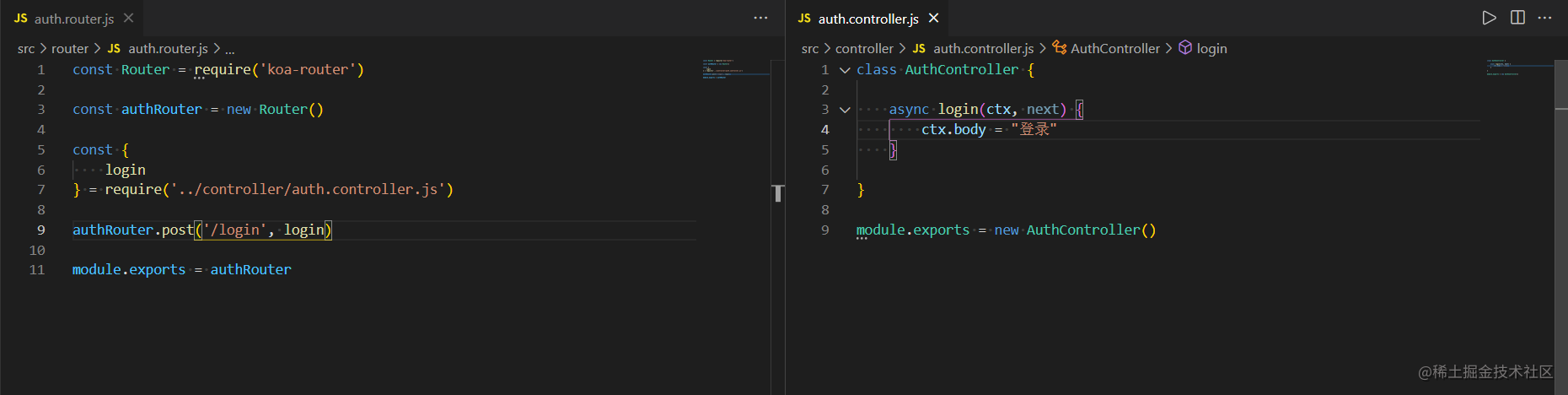 Teach you how to write project interface with KOA - Moment For Technology