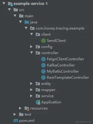Demo工程目录结构图