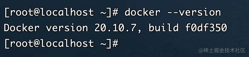 [root@localhost ~]# docker --version.png
