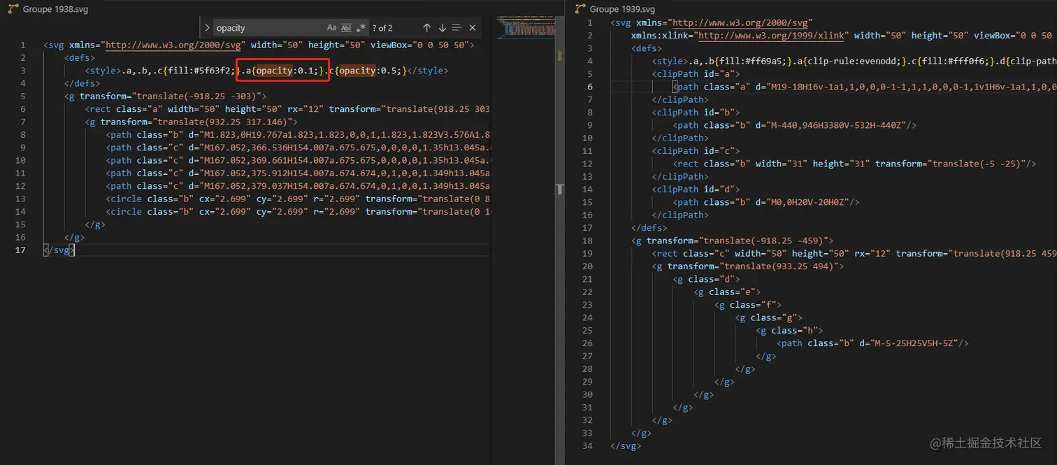 左侧为第一个图标
