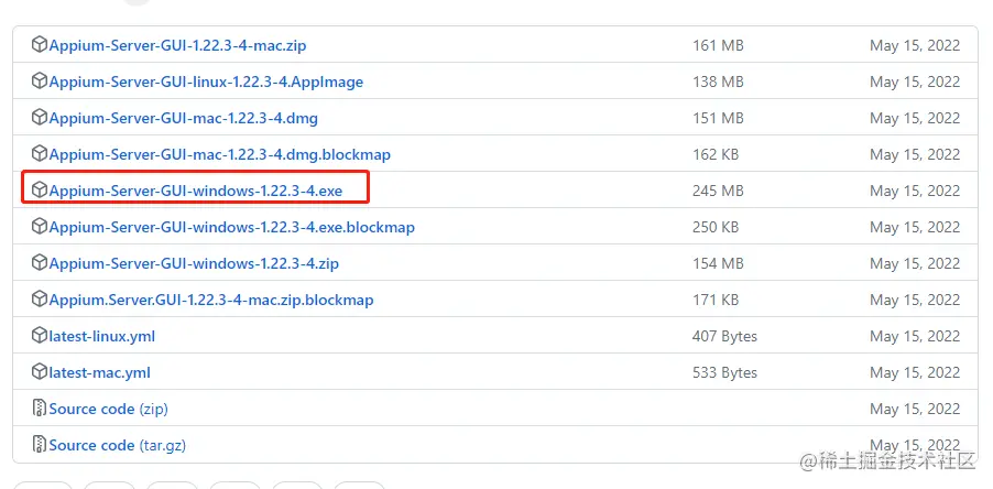 下载Appium-Server-GUI