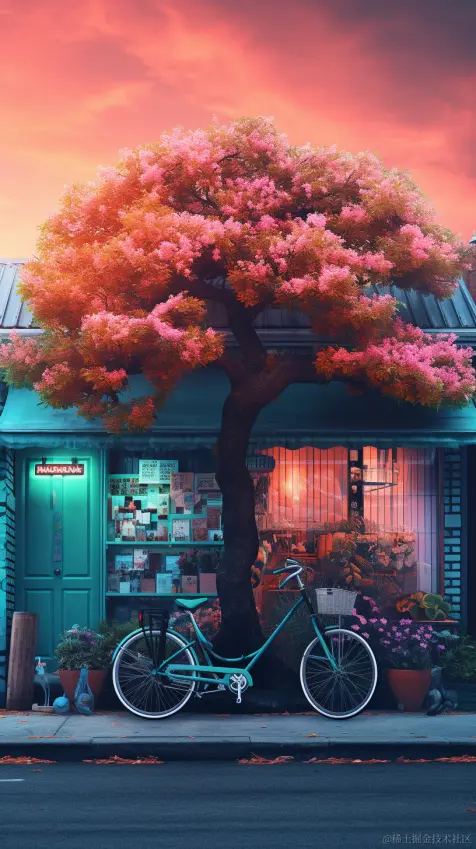 superwa9_treebike_store_sunset_gradient8k_6484d98e-6473-450f-b07e-1f4a80f9735a.png