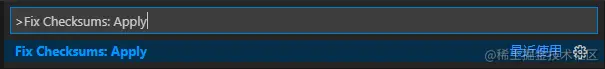vscode输入Fix Checksums-Apply.png