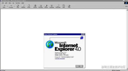 Internet Explorer V4.0