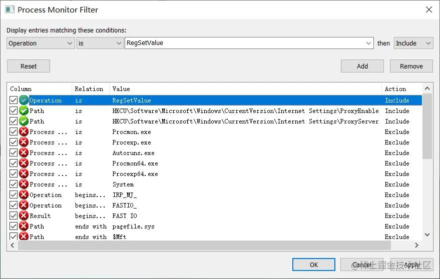 processMonitorFilter