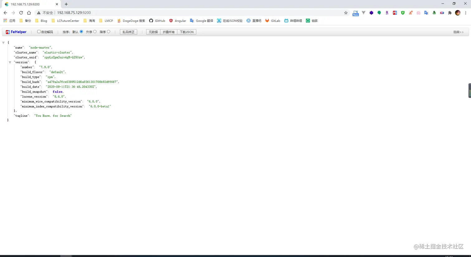 远程访问 elasticsearch 服务