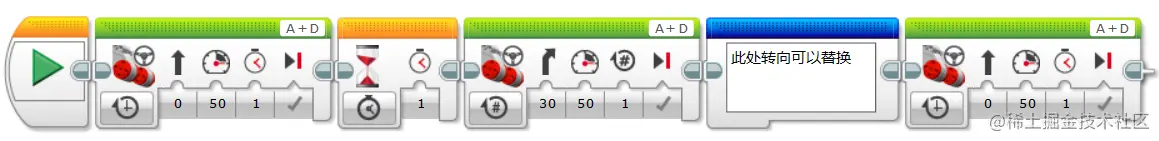 路口转向实例程序